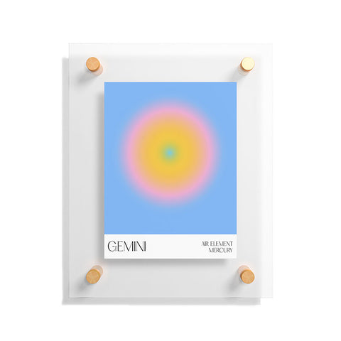 Mambo Art Studio Gemini Aura Floating Acrylic Print