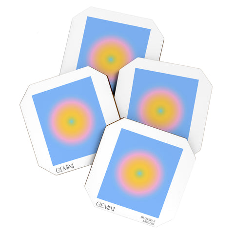 Mambo Art Studio Gemini Aura Coaster Set
