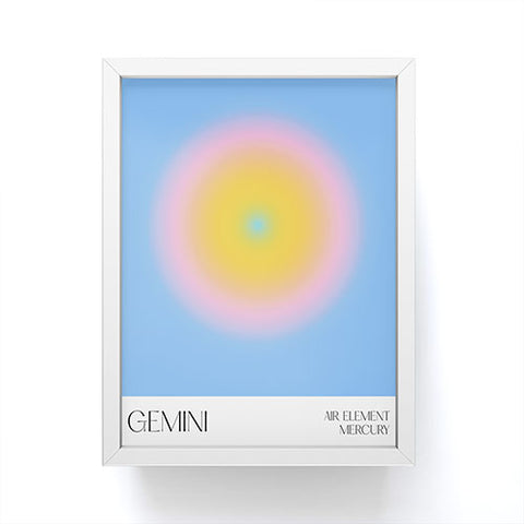 Mambo Art Studio Gemini Aura Framed Mini Art Print