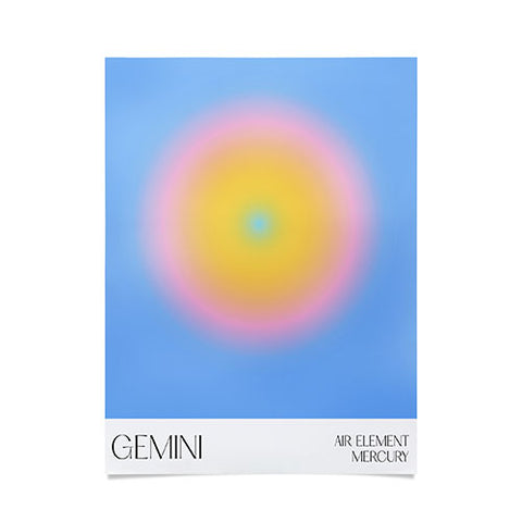 Mambo Art Studio Gemini Aura Poster