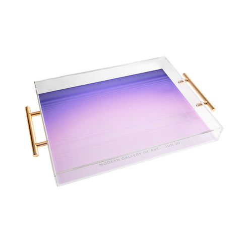 Mambo Art Studio Gradient Purple Acrylic Tray