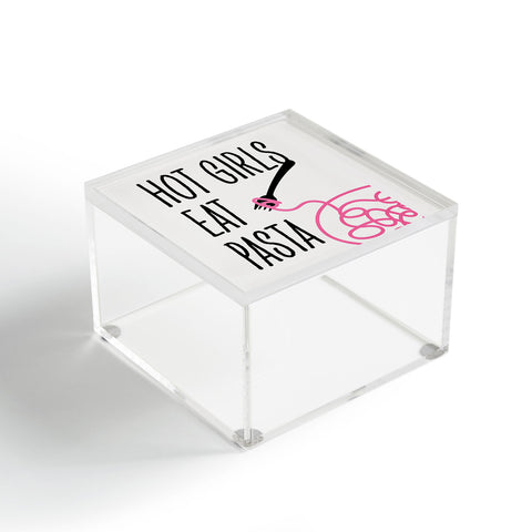 Mambo Art Studio Hot Girls Eat Pasta Acrylic Box