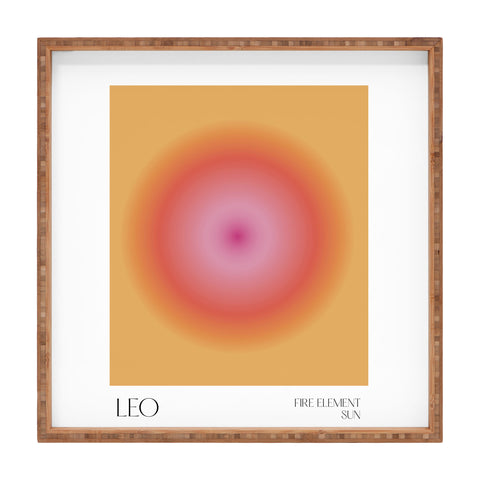 Mambo Art Studio Leo Aura Square Tray