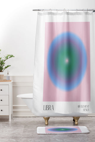 Mambo Art Studio Libra Aura Shower Curtain And Mat