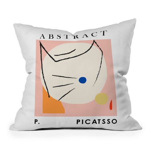 Mambo Art Studio Picatsso 2 Throw Pillow