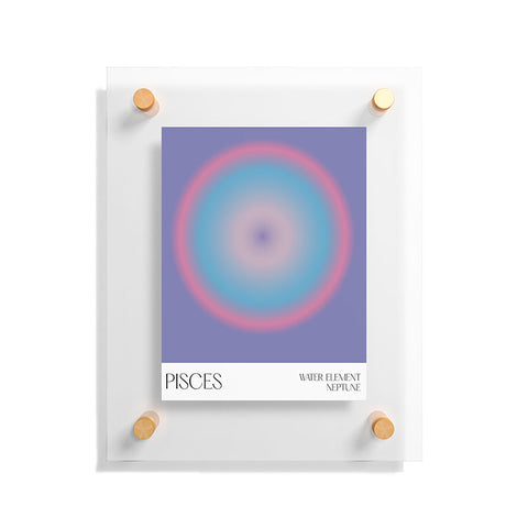 Mambo Art Studio Pisces Aura Floating Acrylic Print