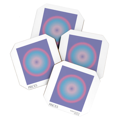 Mambo Art Studio Pisces Aura Coaster Set