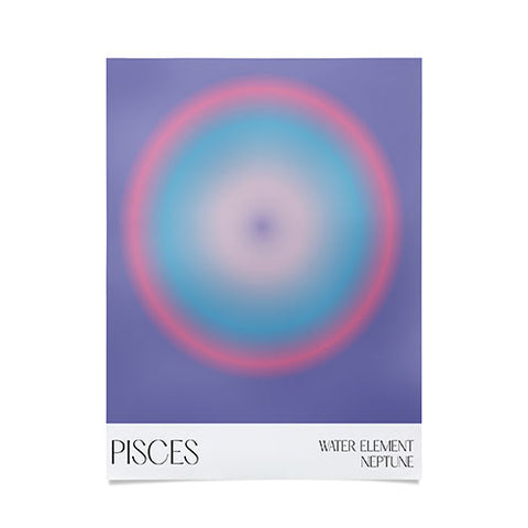 Mambo Art Studio Pisces Aura Poster