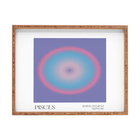 Mambo Art Studio Pisces Aura Rectangular Tray