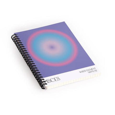 Mambo Art Studio Pisces Aura Spiral Notebook