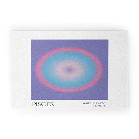 Mambo Art Studio Pisces Aura Welcome Mat