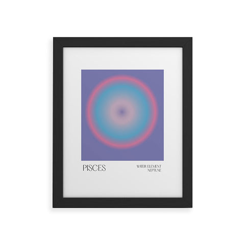 Mambo Art Studio Pisces Aura Framed Art Print