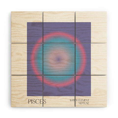 Mambo Art Studio Pisces Aura Wood Wall Mural