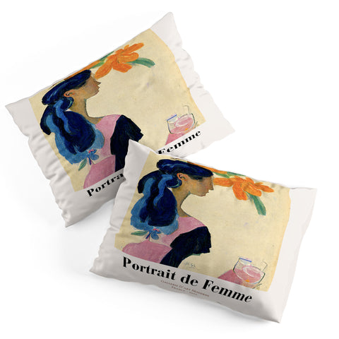 Mambo Art Studio portrait de femme 02 Pillow Shams