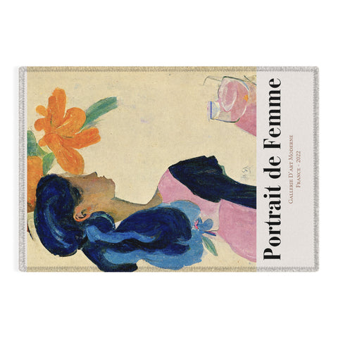 Mambo Art Studio portrait de femme 02 Outdoor Rug