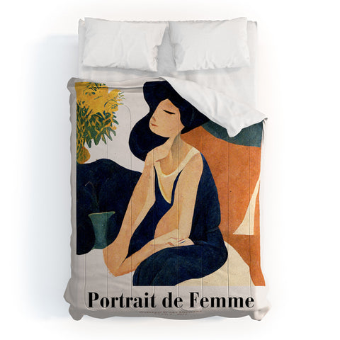 Mambo Art Studio portrait de femme Comforter
