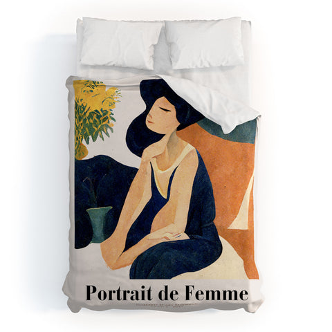 Mambo Art Studio portrait de femme Duvet Cover