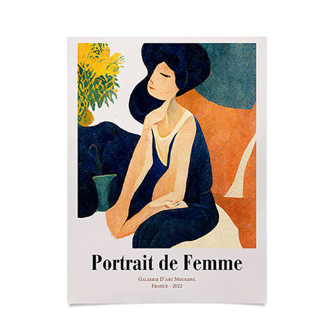 Mambo Art Studio portrait de femme Poster