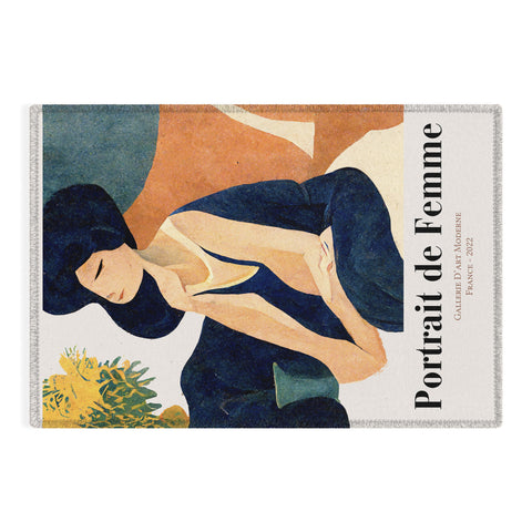 Mambo Art Studio portrait de femme Outdoor Rug