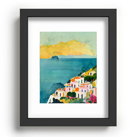 Mambo Art Studio Positano View Recessed Framing Rectangle