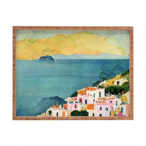 Mambo Art Studio Positano View Rectangular Tray