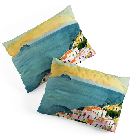 Mambo Art Studio Positano View Pillow Shams
