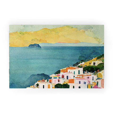 Mambo Art Studio Positano View Welcome Mat