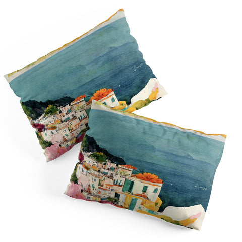 Mambo Art Studio Positano Watercolour Pillow Shams