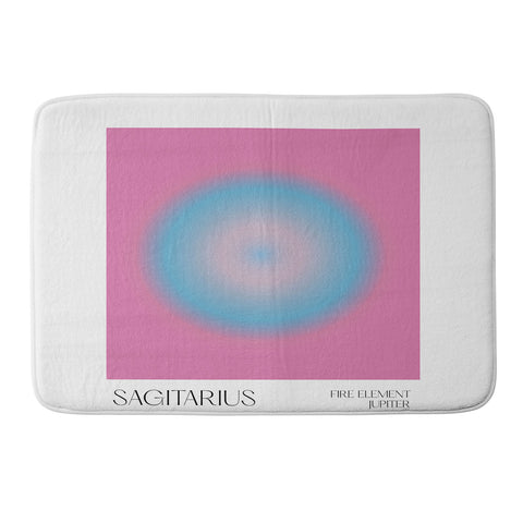 Mambo Art Studio sagitarius aura Memory Foam Bath Mat