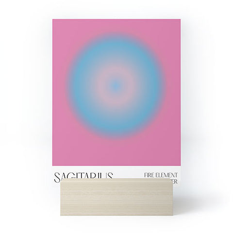 Mambo Art Studio sagitarius aura Mini Art Print
