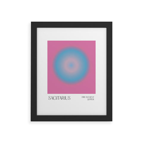 Mambo Art Studio sagitarius aura Framed Art Print
