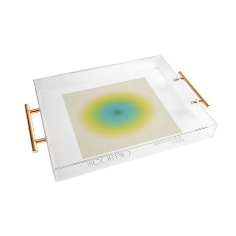 Mambo Art Studio scorpio aura Acrylic Tray
