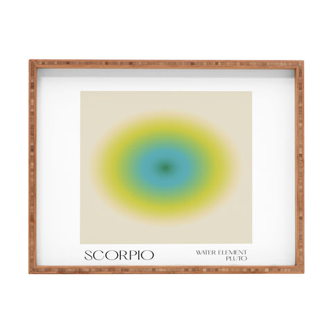 Mambo Art Studio scorpio aura Rectangular Tray