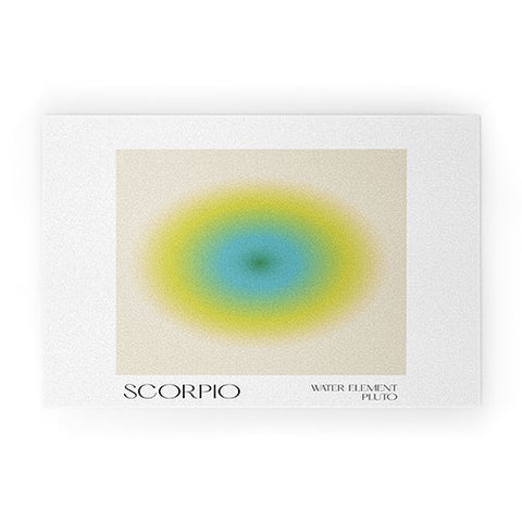 Mambo Art Studio scorpio aura Welcome Mat