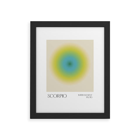 Mambo Art Studio scorpio aura Framed Art Print