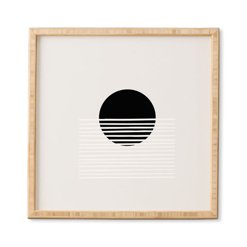 Mambo Art Studio Sunset Monochrome Framed Wall Art havenly