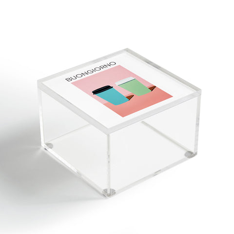 Mambo Art Studio Take away coffee Buongiorno Acrylic Box