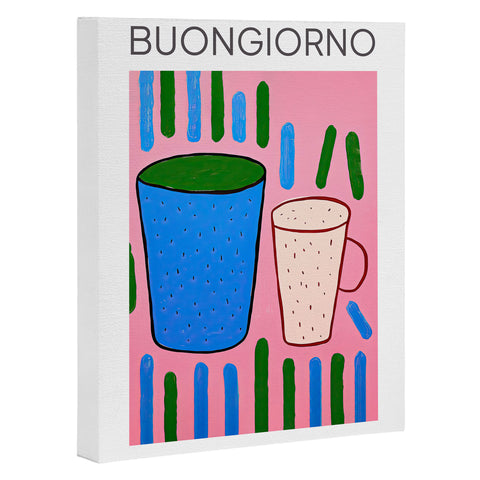Mambo Art Studio Tea Coffee cups Buongiorno Art Canvas