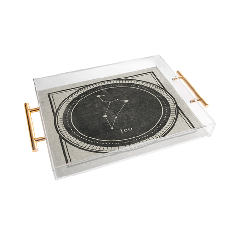 Mambo Art Studio Vintage Astrology Leo Acrylic Tray