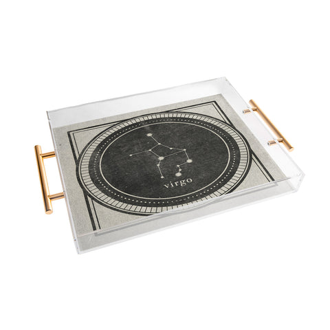 Mambo Art Studio Vintage Astrology Virgo Acrylic Tray