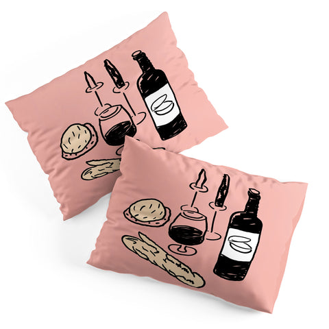 Mambo Art Studio Wine and Dread Pillow Shams