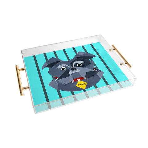 Mandy Hazell Dog Bot Acrylic Tray