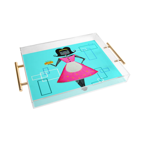 Mandy Hazell Mrs Bot Acrylic Tray
