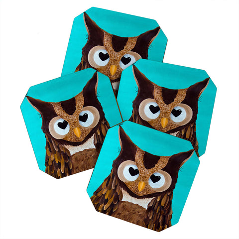 Mandy Hazell Owl Love You Coaster Set