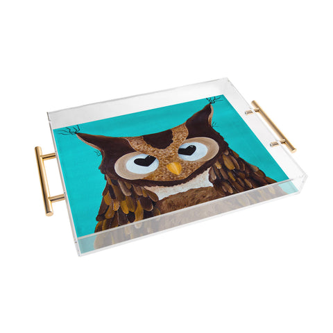 Mandy Hazell Owl Love You Acrylic Tray