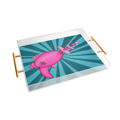 Mandy Hazell Pew Pew Pink Acrylic Tray