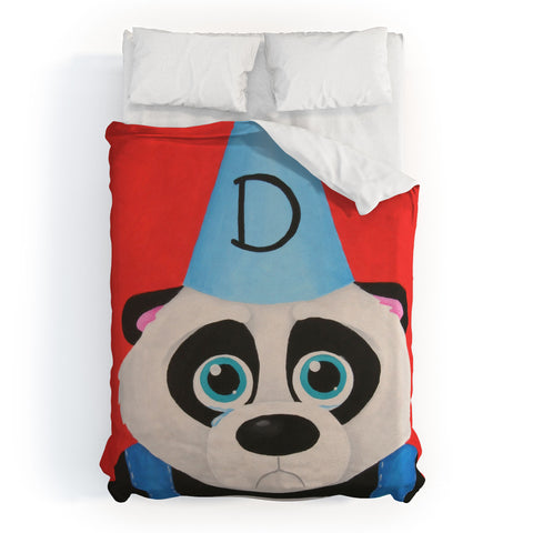 Mandy Hazell Sad Panda Duvet Cover