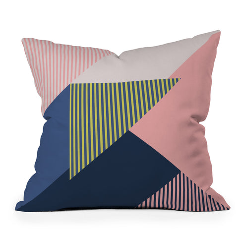 Mareike Boehmer Color Blocking Minimal 1 Outdoor Throw Pillow