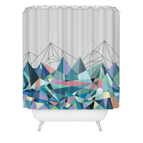 Mareike Boehmer Colorflash 3 pastel Shower Curtain