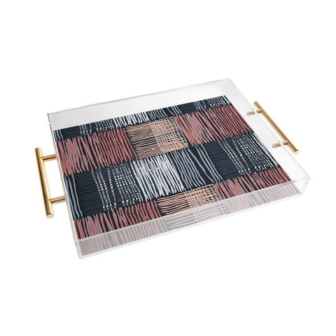 Mareike Boehmer Dots and Lines 2 Fine Lines Acrylic Tray